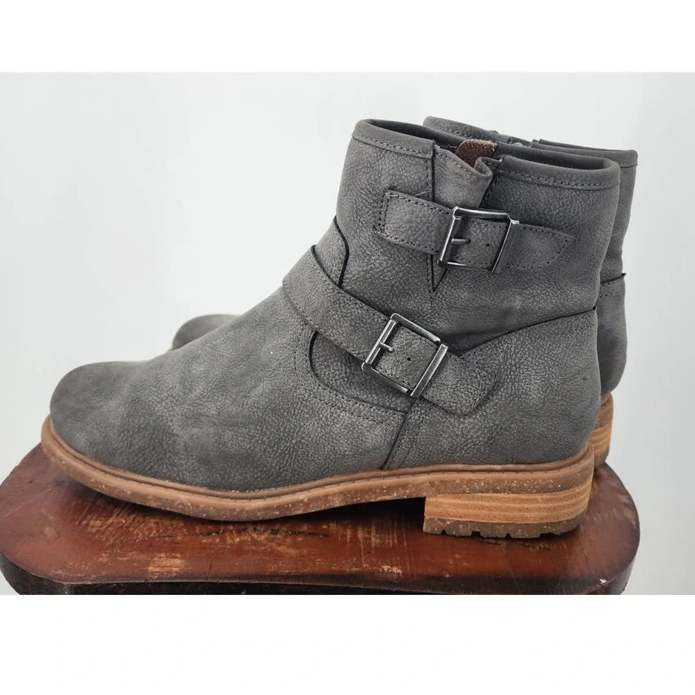 Women's B.O.C. Blue Gum Sole Ankle Moto Style Boots Size 9 Medium‎